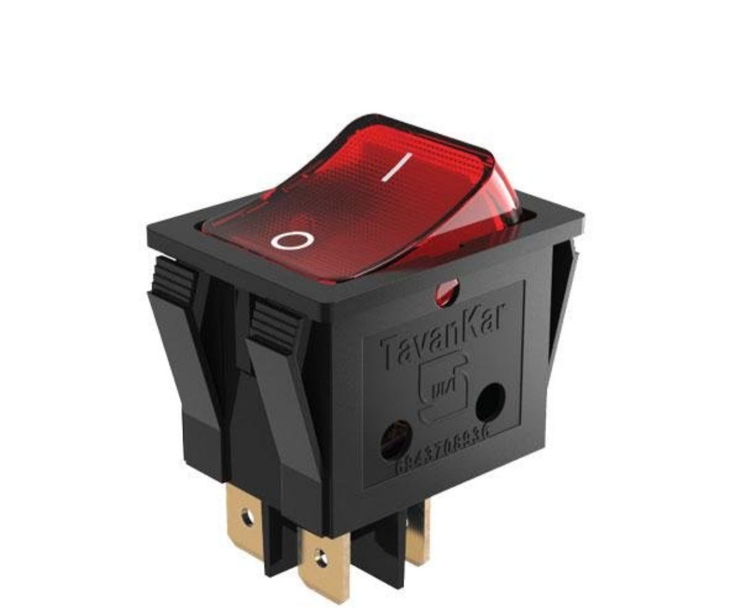 مغزی کلید راکر تک پل بخاری پهن ایرانی ۱۰الی ۱۶ آمپر